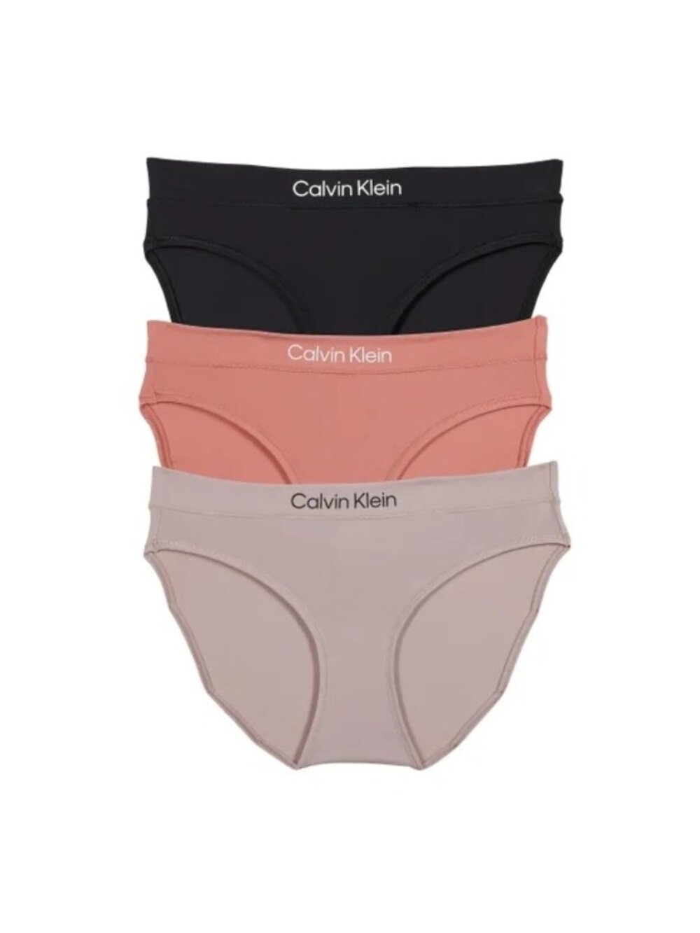 Calvin Klein Women’s Bikini Panties, 3-Pack (US, Alpha, Small, Regular, Regular)